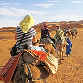 camel safari in rajasthan